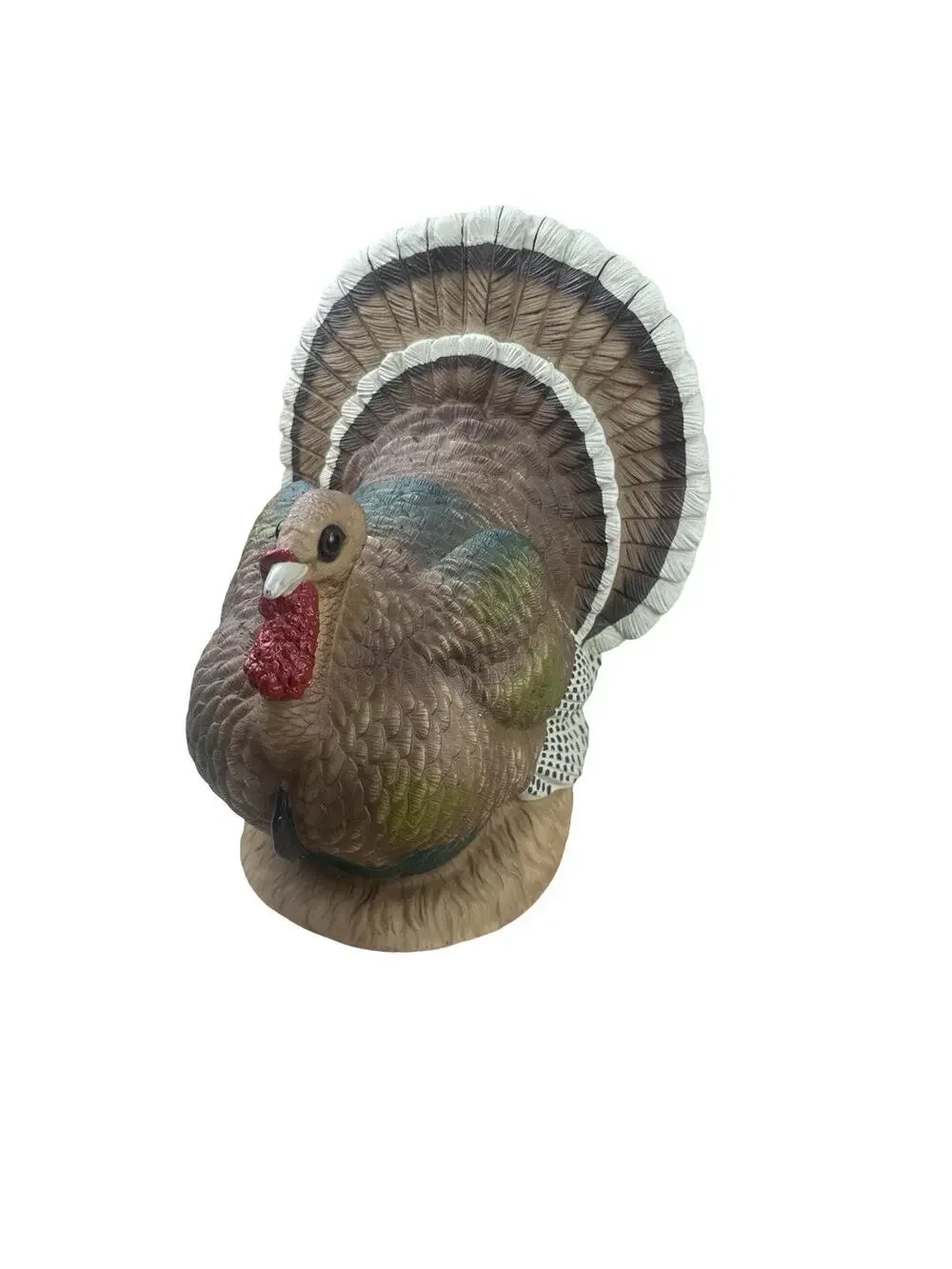 Vintage 1996 Art Line Large Turkey Blow Mold 11” Thanksgiving Table Decor